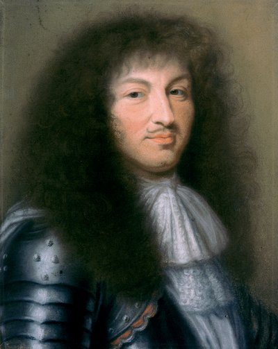 Portret van Lodewijk XIV, koning van Frankrijk door Robert Nanteuil